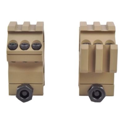 BIG DRAGON SCOPE MOUNT 30mm FOR WEAVER RAILS TAN (BD-9168B)