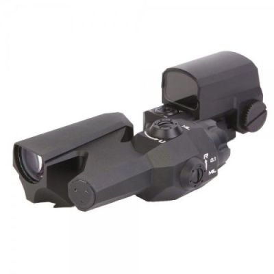 BIG DRAGON SCOPE WITH RED DOT REFLEX SIGHT COMBO BLACK (BD-9452B)