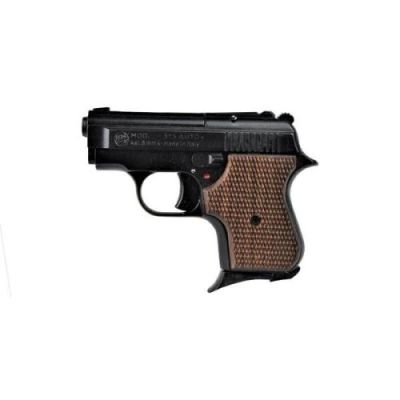 BRUNI BLANK PISTOL TOP FIRING 315 CALIBER 8MM WOODEN GRIP PLATES (BR-1900W)