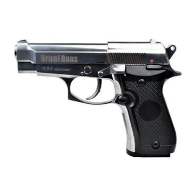 BRUNI CO2 4,5mm C.N.811 PISTOL M84 SILVER (BR-323MS)