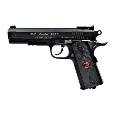 BRUNI CO2 4,5mm C.N.816 PISTOL U.S. COMBAT 1911 FULL METAL BLACK (BR-601MB)