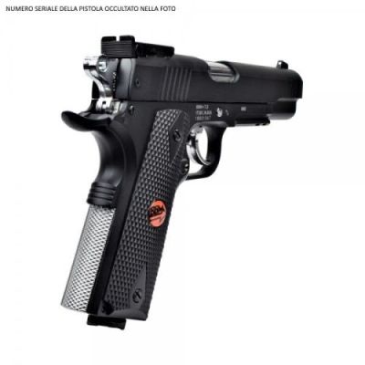 BRUNI CO2 4,5mm C.N.816 PISTOL U.S. COMBAT 1911 FULL METAL BLACK (BR-601MB)