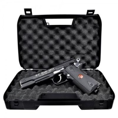 BRUNI CO2 4,5mm C.N.816 PISTOL U.S. COMBAT 1911 FULL METAL BLACK (BR-601MB)