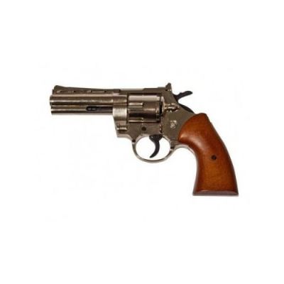 BRUNI BLANK PISTOL TOP FIRING REVOLVER MAGNUM 380 NIKEL (BR-700N)