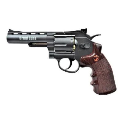 BRUNI CO2 4,5mm C.N.820 REVOLVER 4" BLACK (BR-701B)