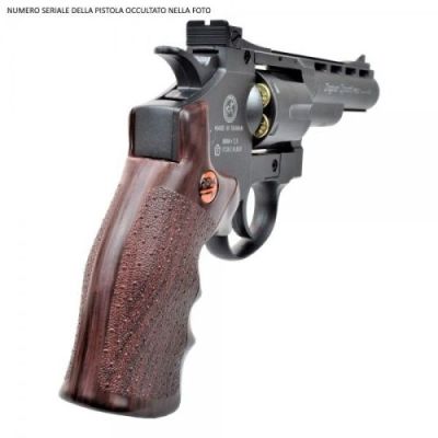 BRUNI CO2 4,5mm C.N.820 REVOLVER 4" BLACK (BR-701B)