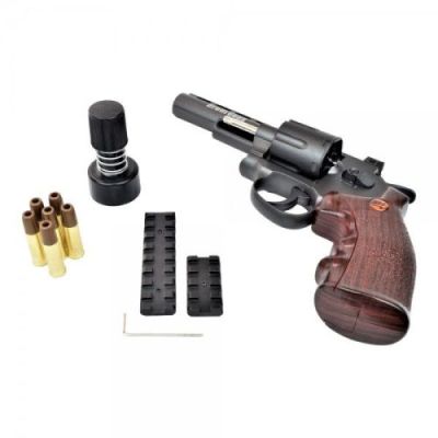 BRUNI CO2 4,5mm C.N.820 REVOLVER 4" BLACK (BR-701B)