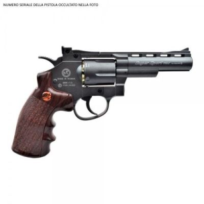 BRUNI CO2 4,5mm C.N.820 REVOLVER 4" BLACK (BR-701B)