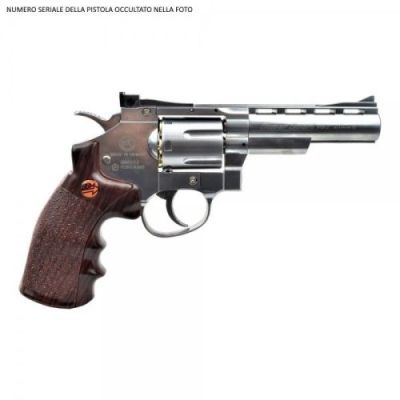 BRUNI CO2 4,5mm C.N.820 REVOLVER 4" SILVER (BR-701S)