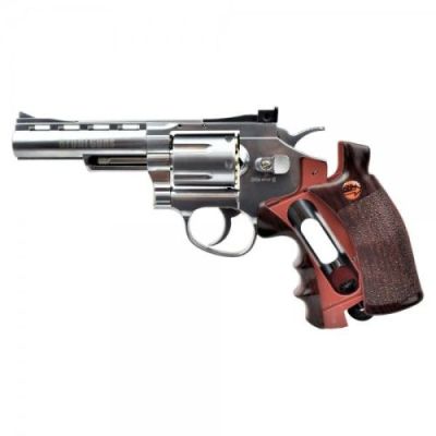 BRUNI CO2 4,5mm C.N.820 REVOLVER 4" SILVER (BR-701S)