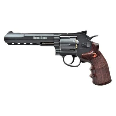 BRUNI CO2 4,5mm C.N.821 REVOLVER 6" BLACK (BR-702B)