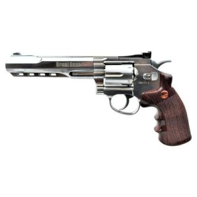 BRUNI CO2 4,5MM REVOLVER 6 SILVER (BR-702S)