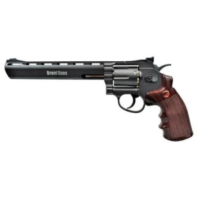 BRUNI CO2 4,5mm C.N.822 REVOLVER 8" BLACK (BR-703B)