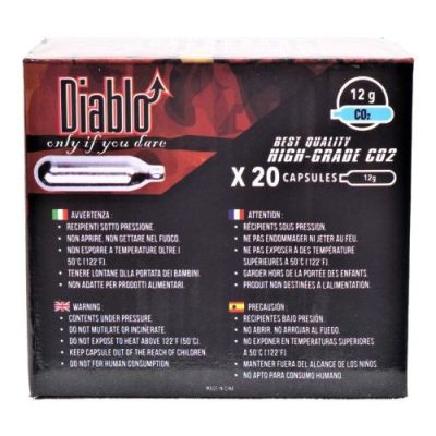 DIABLO CO2 12g CARTRIDGES 20 PIECES SET (C20DIABLO)