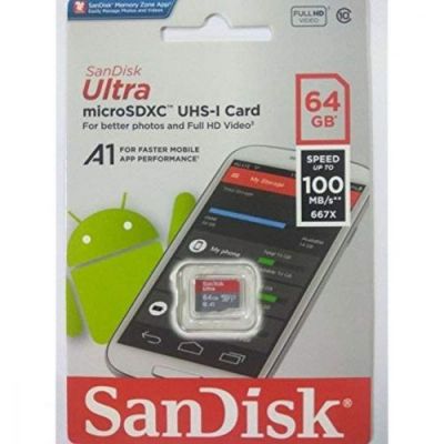 Sandisk Ultra M.Sdxc Uhs A1 64Gb 100Mbs 667X