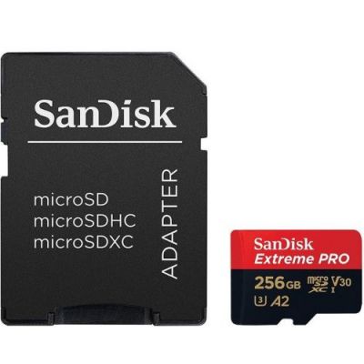 Sandisk Micro Sdxc Extreme Pro A2 256Gb + Adapter