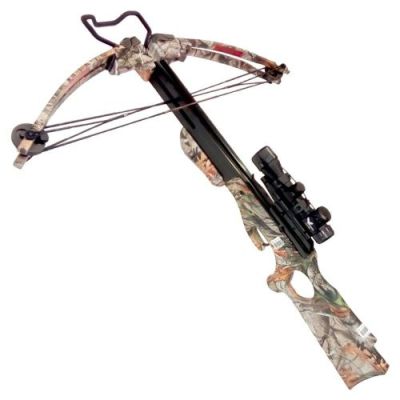 COMPOUND CROSSBOW 185LBS W/SCOPE CAMO (CR011TC)