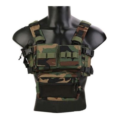 EMERSONGEAR TACTICAL CHEST RIG WOODLAND (EM2961WL)