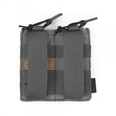 EMERSON GEAR DOUBLE MAGAZINE POUCH FOR SS VEST WOLF GREY (EM6403WG)