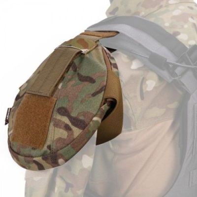 EMERSONGEAR TACTICAL SHOULDER ARMOR 2x POUCH PAD FOR AVS CPC VEST MULTICAM (EM7331MC)