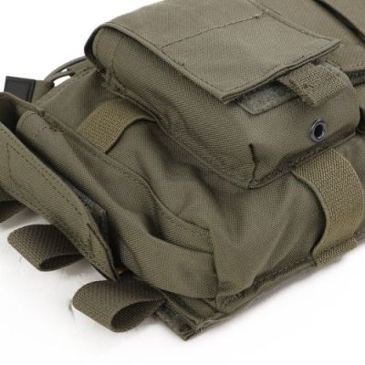 EMERSONGEAR CHEST RIG PANEL WITH MAGAZINE POUCH RANGER GREEN (EM7363RG)