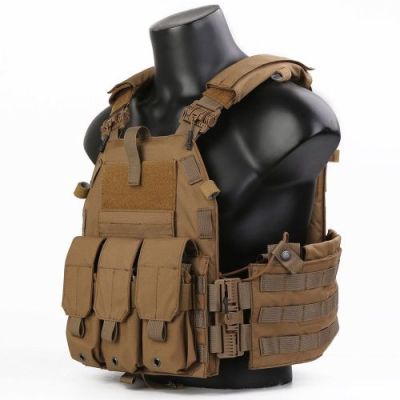 EMERSONGEAR QUICK DETACH PLATE CARRIER COYOTE BROWN (EM7405CB)