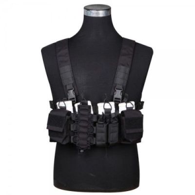 EMERSON GEAR D3CR TACTICAL CHEST RIG BLACK (EM7442B)