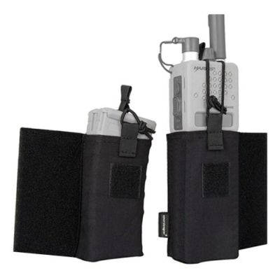 EMERSONGEAR SET 2x RADIO/MAGAZINE POUCHES BLACK (EM8333BK)