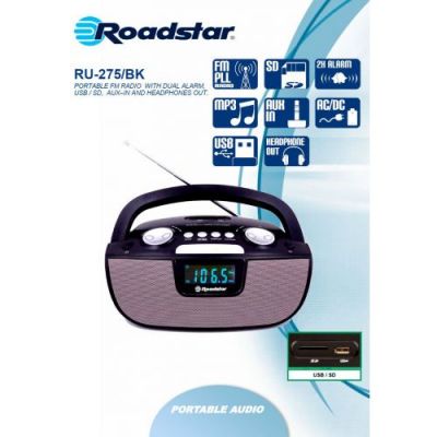 Roadstar Portable Stereo System