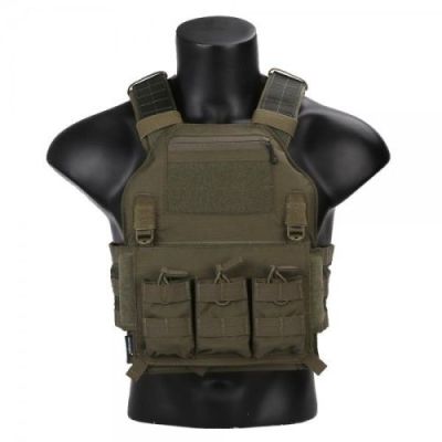 EMERSONGEAR BLUE LABEL TACTICAL VEST 420 PLATE CARRIER RANGER GREEN (EMB7362RG)