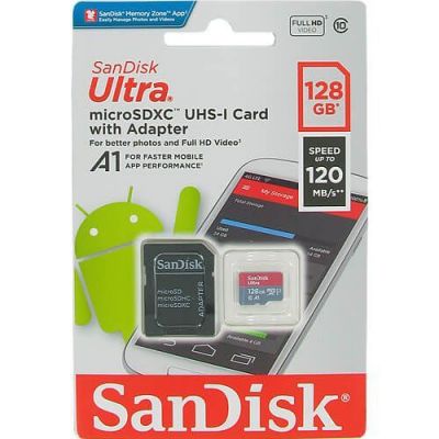 Sandisk Ultra M.Sdxc 128Gb A1 120Mb/S