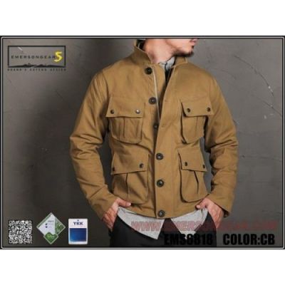 EMERSONGEARS TCU STYLE JACKET COYOTE BROWN LARGE SIZE (EMS6818-L)