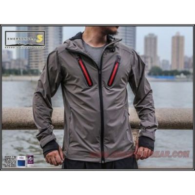 EMERSONGEARS HATTORI SKIN WINDBREAKER GRAY LARGE SIZE (EMS6872G-L)