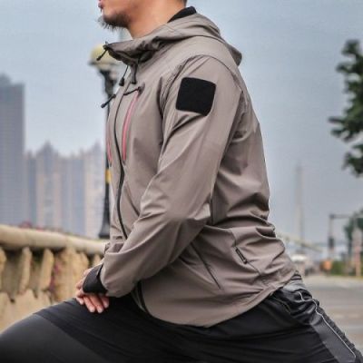 EMERSONGEARS HATTORI SKIN WINDBREAKER GRAY MEDIUM SIZE (EMS6872G-M)